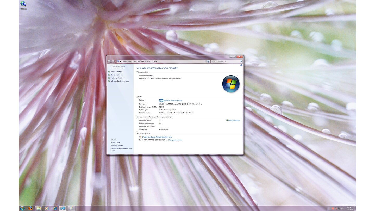 Windows 7-Thema: Nature