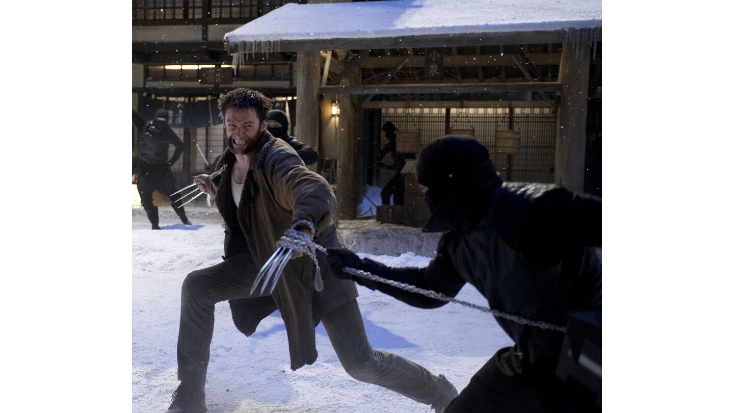 Wolverine: Weg des KriegersWenn zu viele Ninjas kommen, zieht auch Wolverine (Hugh Jackman) den Kürzeren.