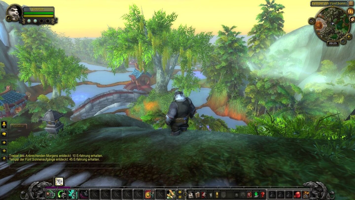 World of WarCraft: Mists of PandariaDas Startgebiet der Pandaren ist hübsch gestaltet, allerdings auch sehr geradlinig.