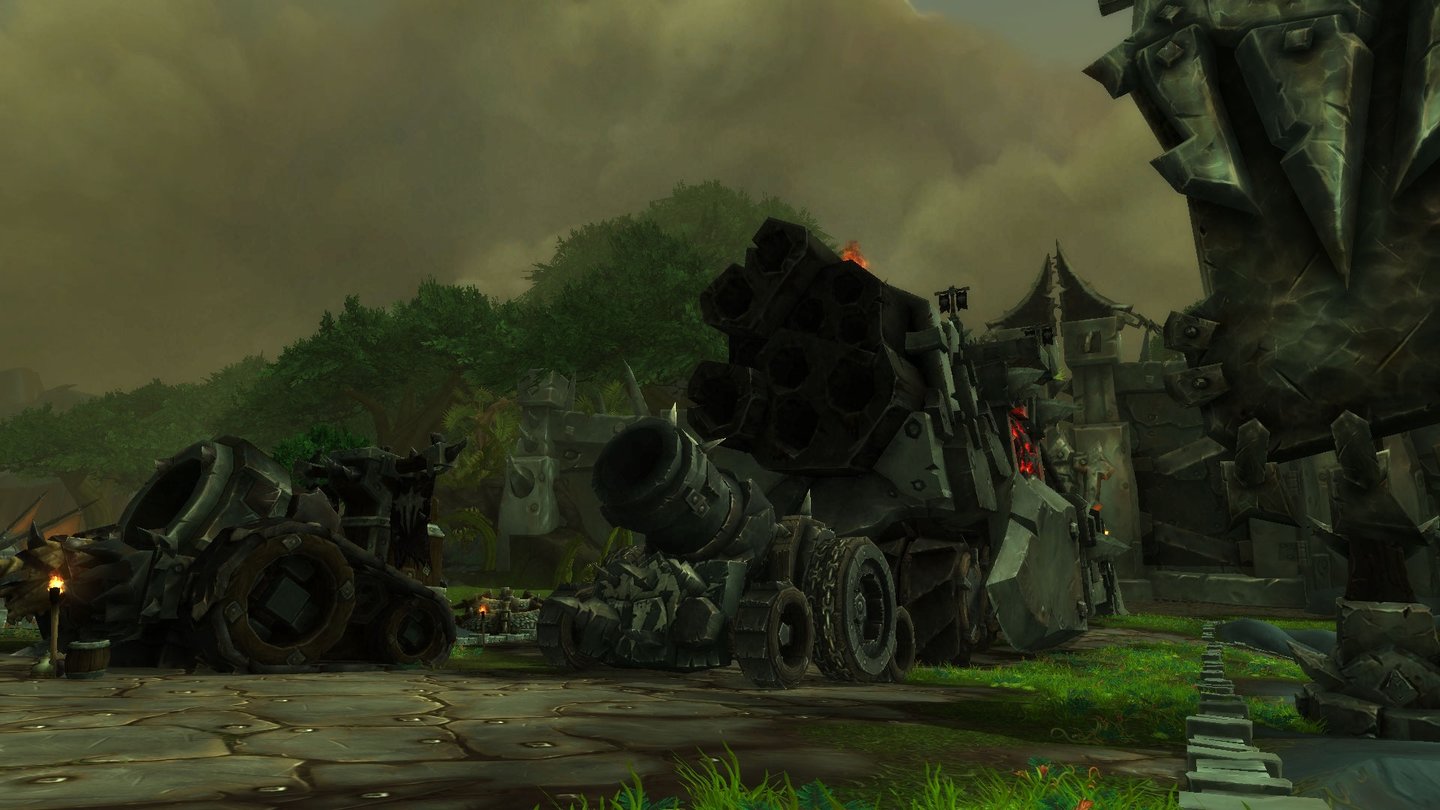 World of Warcraft: Warlords of Draenor… die allerdings auch schwere Geschütze aufgefahren hat.