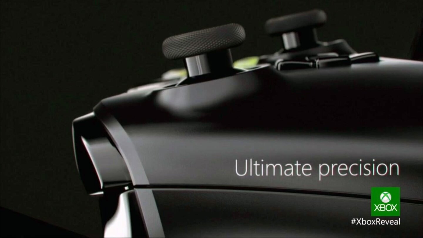 Xbox OneZusätzlich zu den Rumble-Einheiten in den Griffen hat Microsoft nun auch kleinere Rüttelmotoren in die hinteren Trigger eingebaut.
