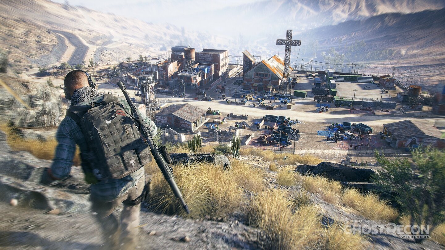 Tom Clancy's Ghost Recon: Wild Lands
Tom Clancy's Ghost Recon: Wild Lands war Ubisofts große Überraschung der E3 2015. Das Open-World-Abenteuer soll für bis zu vier Teilnehmer gleichzeitig spielbar sein und viele verschiedene Missionsansätze bieten.