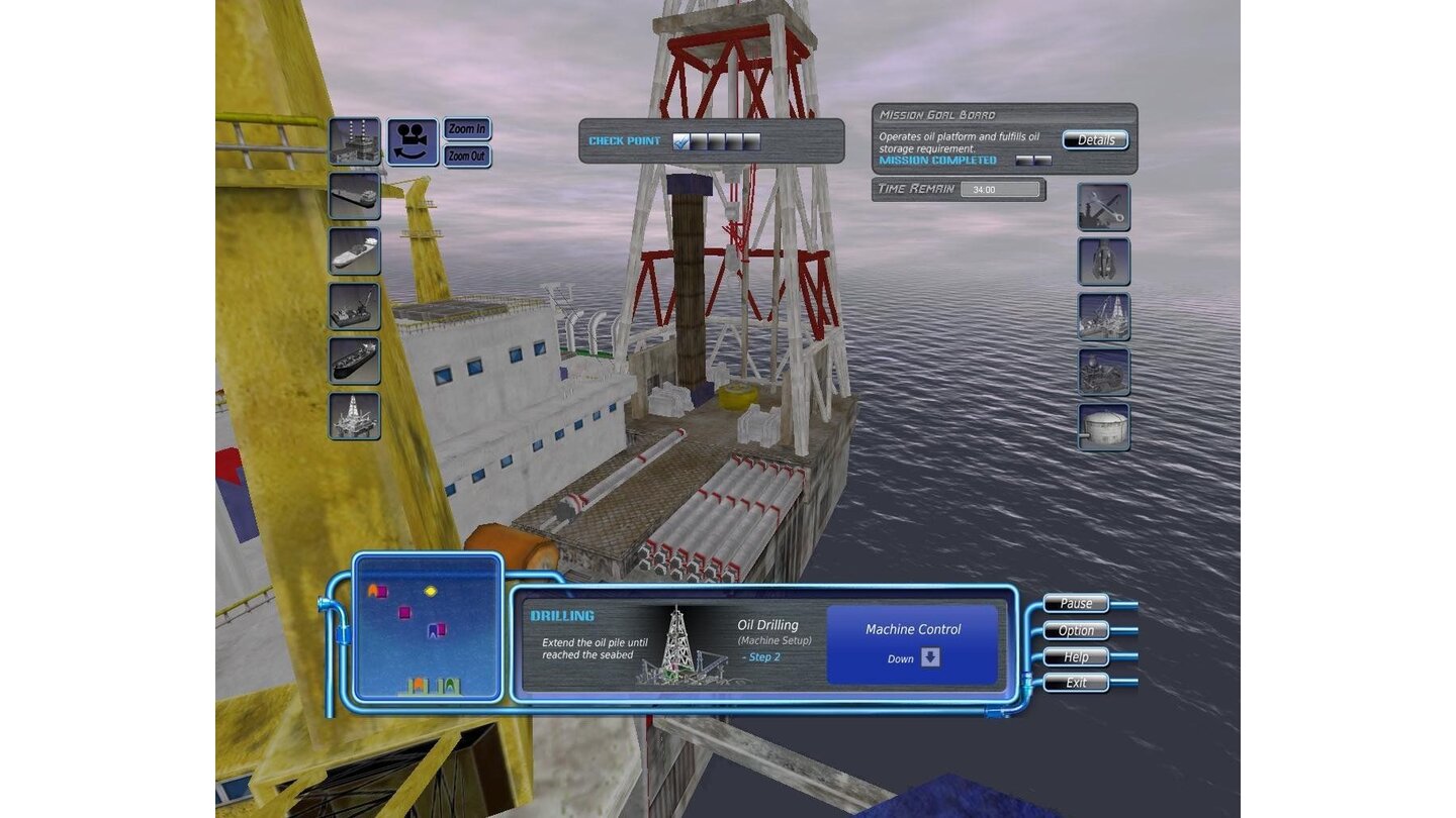Ölplattform Simulator