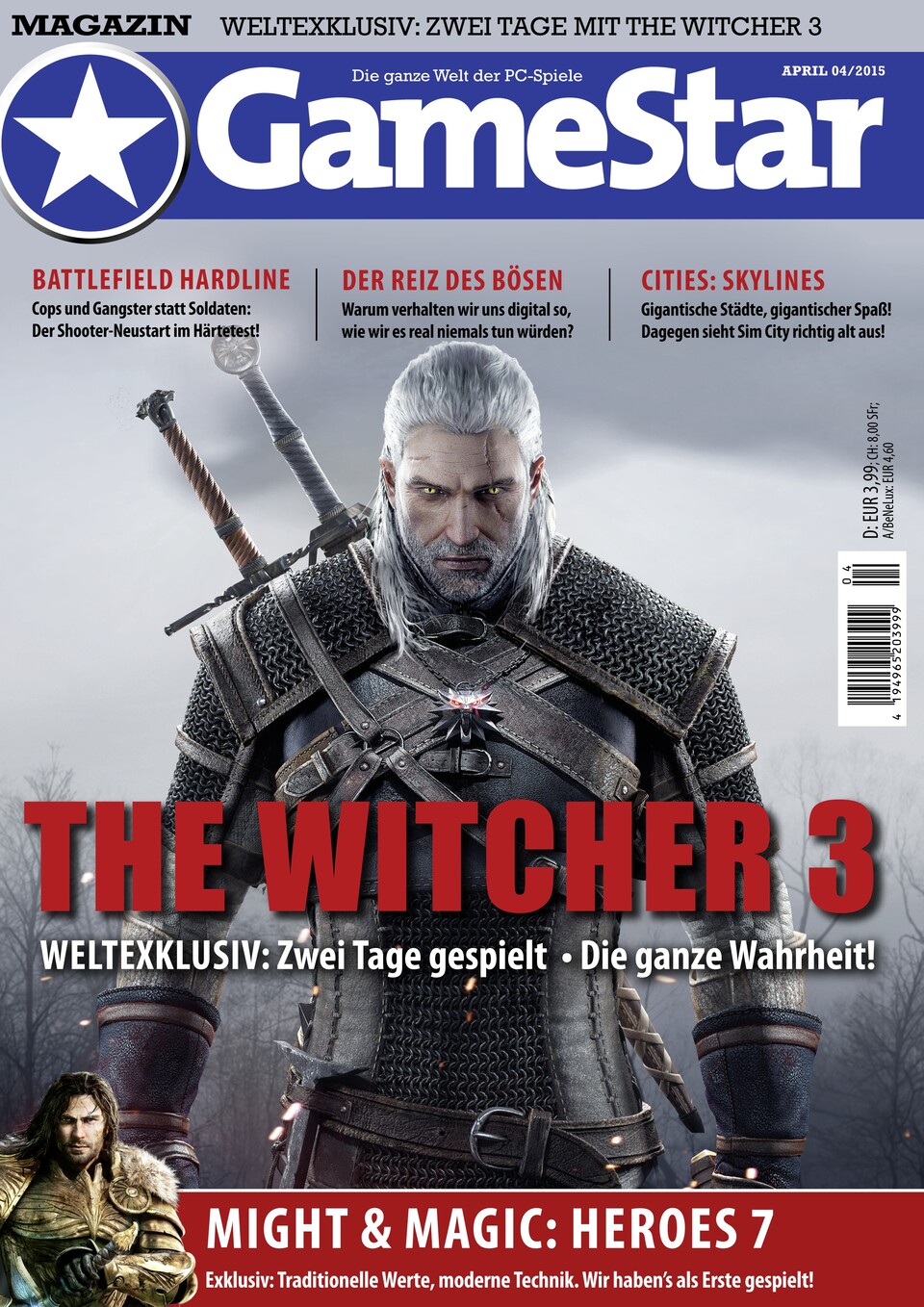  Heftcover GameStar 04/2015 - Magazin-Version