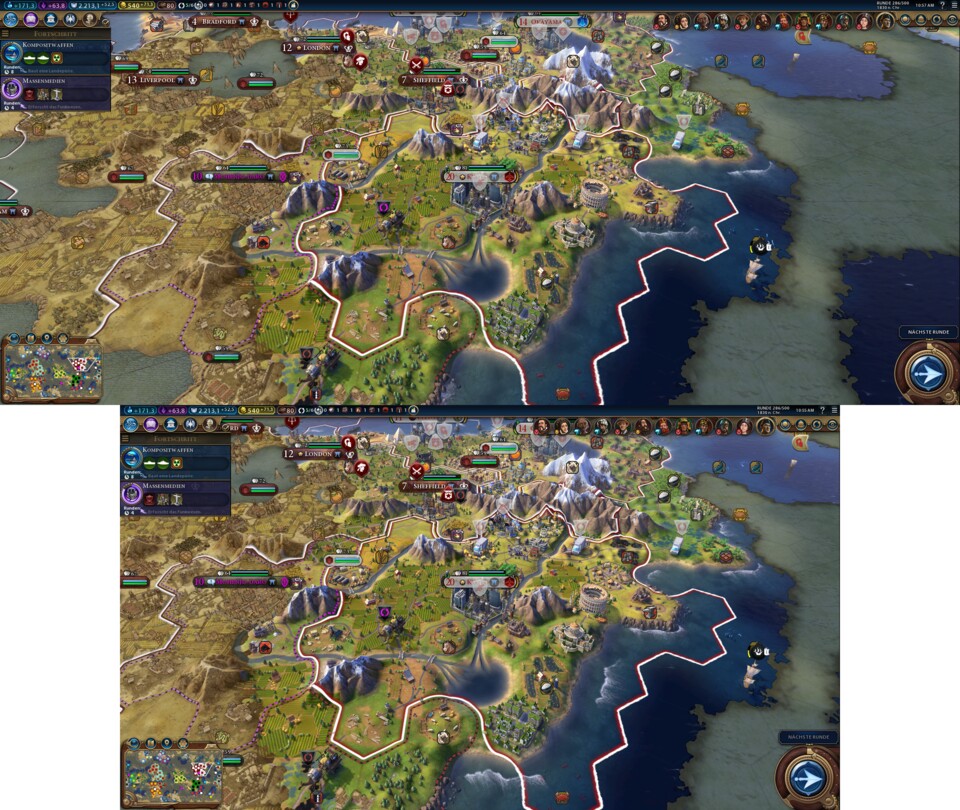 21-9 vs. 16-9: Civilization 6