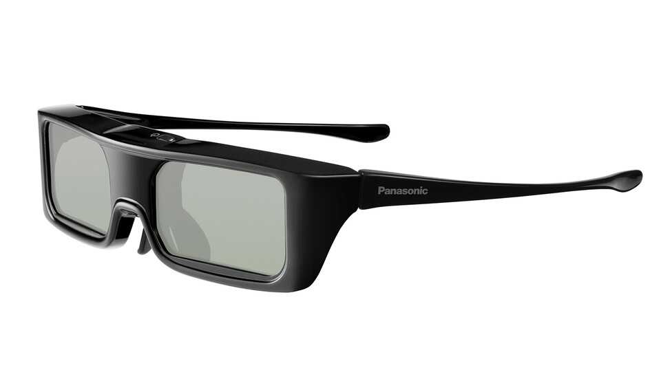 Panasonic setzt beim TX-P50STW60 auf die Shutter-Technik, eine einzelne Brille liegt bei.