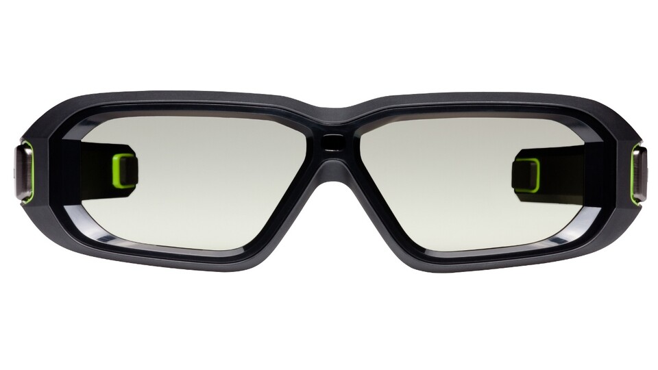 Die Gläser fallen deutlich größer aus als bei der ersten 3D-Vision-Brille.
