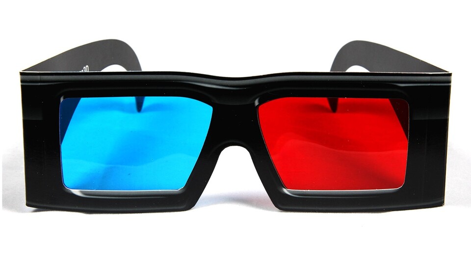 Mit billigen Zweifarbenbrillen lässt sich S3D ganz einfach ausprobieren.