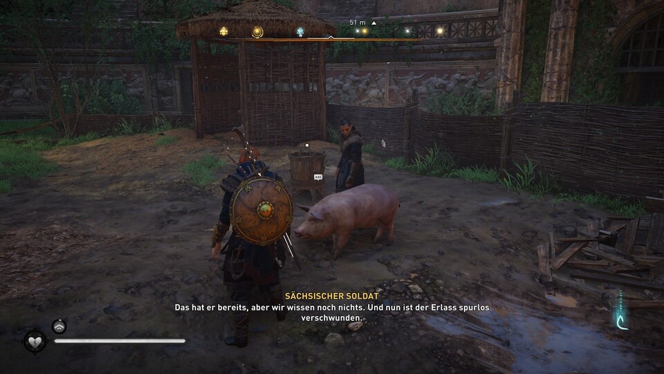 Dieses sprechende Schwein hat einigen Valhalla-Spielern viel Kummer bereitet.