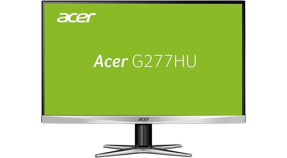 Der Acer G277HU Monitor hat ein Zero Frame-Design.