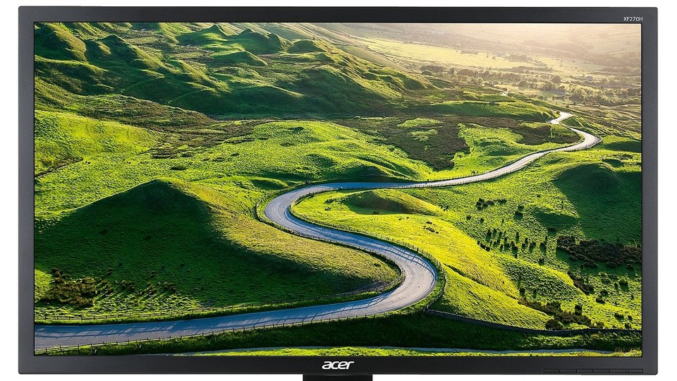 Acers 27&quot; Monitor bietet eine mit 1ms sehr flotte Umschaltzeit, 144 Hz und Freesync-Kompatibilität.