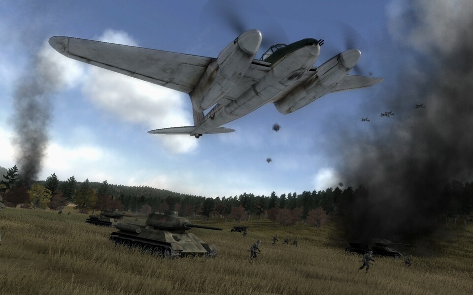 Luftschlachten erleben PC-Spieler von Air Conflicts: Secret Wars ohne 3D-Unterstützung.