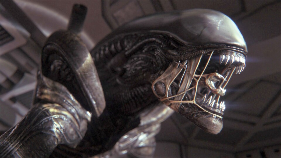 Das Bild stammt aus Alien: Isolation, zu Aliens gibt es bisher keine Screenshots. Aber das Alien-Design steht ja dank Filmlizenz fest.