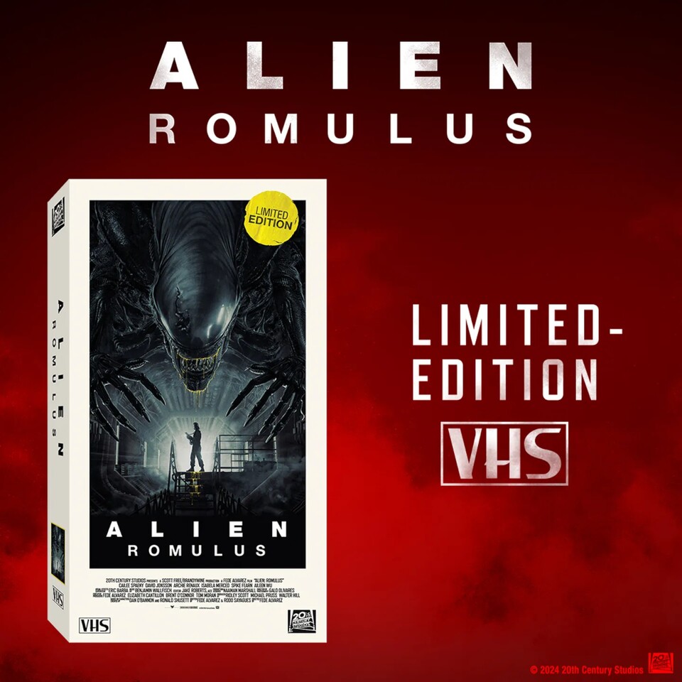 So watch the limited VHS broadcast of Alien: Romulus aus.