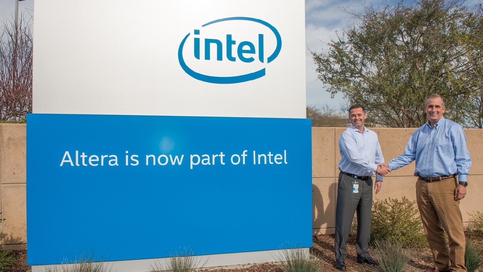 Intel übernimmt Altera. Quelle: Intel