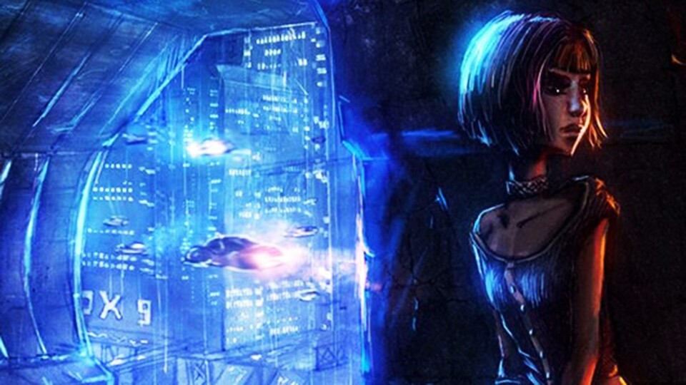 Das düstere Cyberpunk-Universum von Ama's Lullaby ist inspiriert vom 1997 erschienen Adventure Blade Runner - der Umsetzung des Filmklassikers von Westwood.