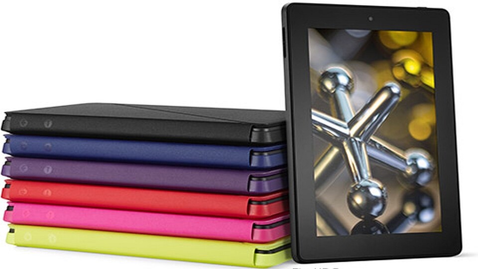 Amazon bietet diverse Zubehörteile für die Fire-Tablets an, vor allem farbenfrohe Hüllen zählen dazu.