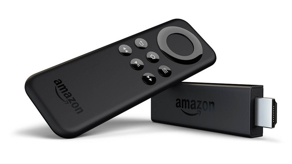 Der Fire TV Stick von Amazon wird mit einer handlichen Bluetooth-Fernbedienung ausgeliefert.