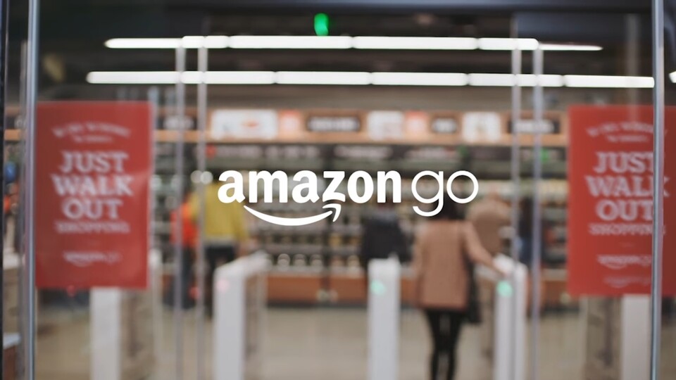 Amazon Go ist ein Supermarkt, in dem das Bezahlen automatisch funktioniert.