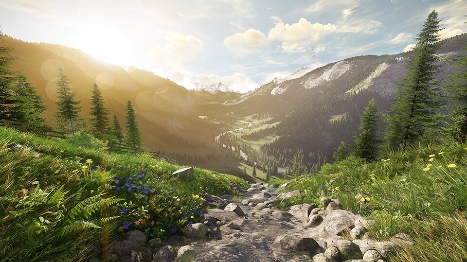 Da Amazon Lumberyard auf der CryEngine 3 basiert, sollten sich damit durchaus sehr ansehnliche Spiele programmieren lassen, wie dieser Screenshot bereits erahnen lässt.