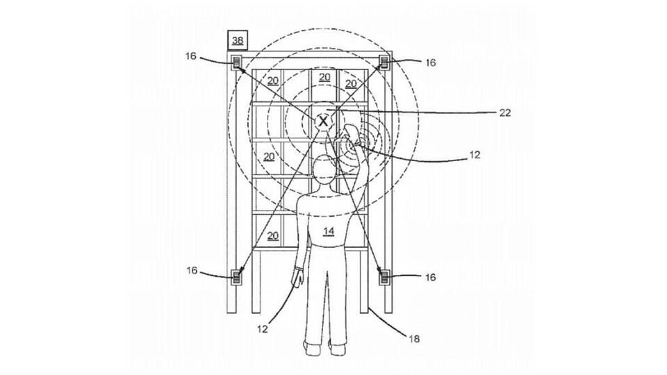 Der Patentantrag zeigt, wie das Tracking-Armband funktionieren kann. (Bildquelle: Google Patents)