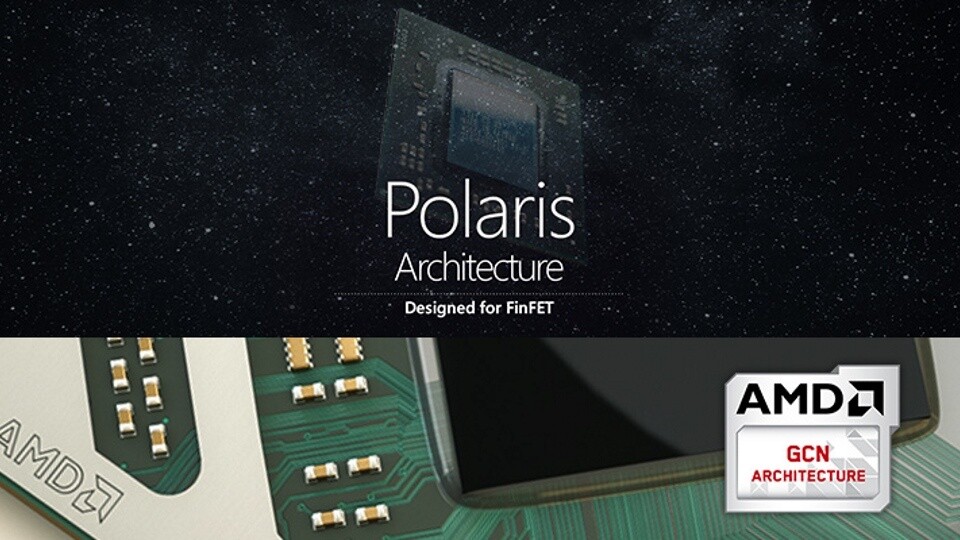 AMD Polaris hat nun auch eine eigene Webseite mit ersten Bildern der GPUs. (Bildquelle: AMD)