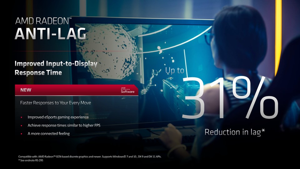 AMD bezieht sich mit Radeon Anti-Lag explizit auf E-Sports-Titel, ob die Technik hier bei den typischerweise von Spielern genutzten Einstellungen entscheidende Verbesserungen erzielen kann, ist aber fraglich.