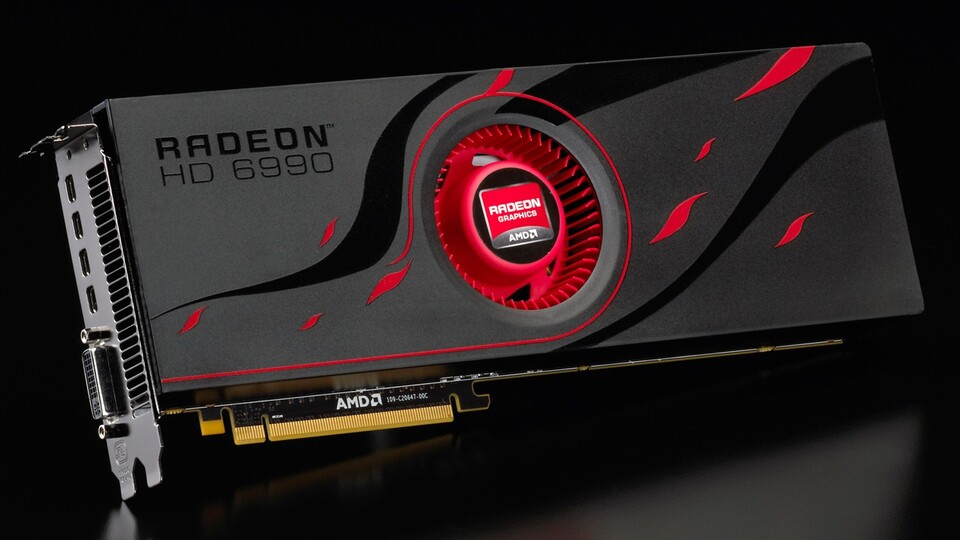 Die Radeon HD 6990 kostet 630 Euro.