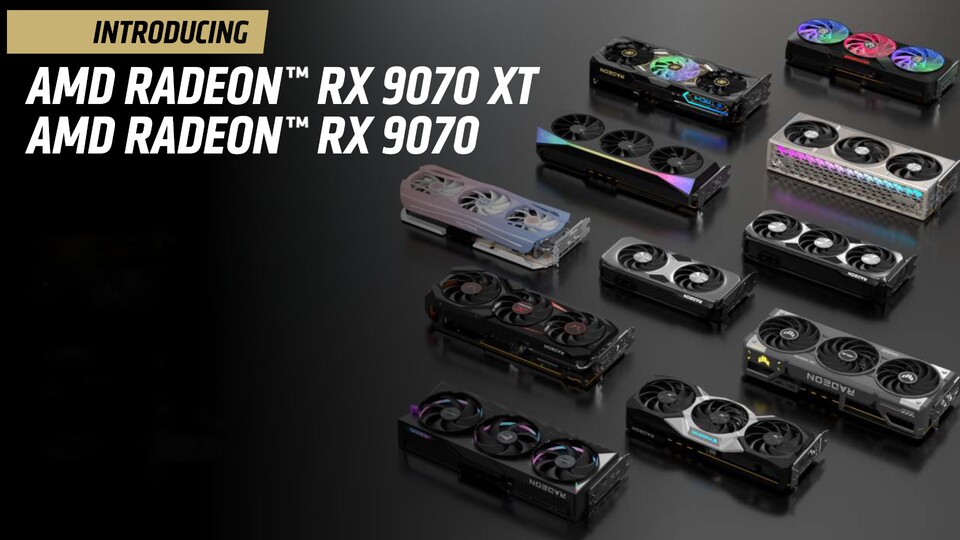 AMD has officially announced the Radeon RX 9070 (XT) before previewing the details.