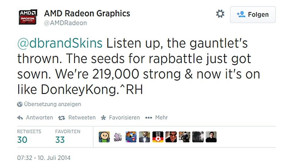 Das AMD-Radeon-Team nimmt die Herausforderung von dbrand zu einer Rap-Battle an.
