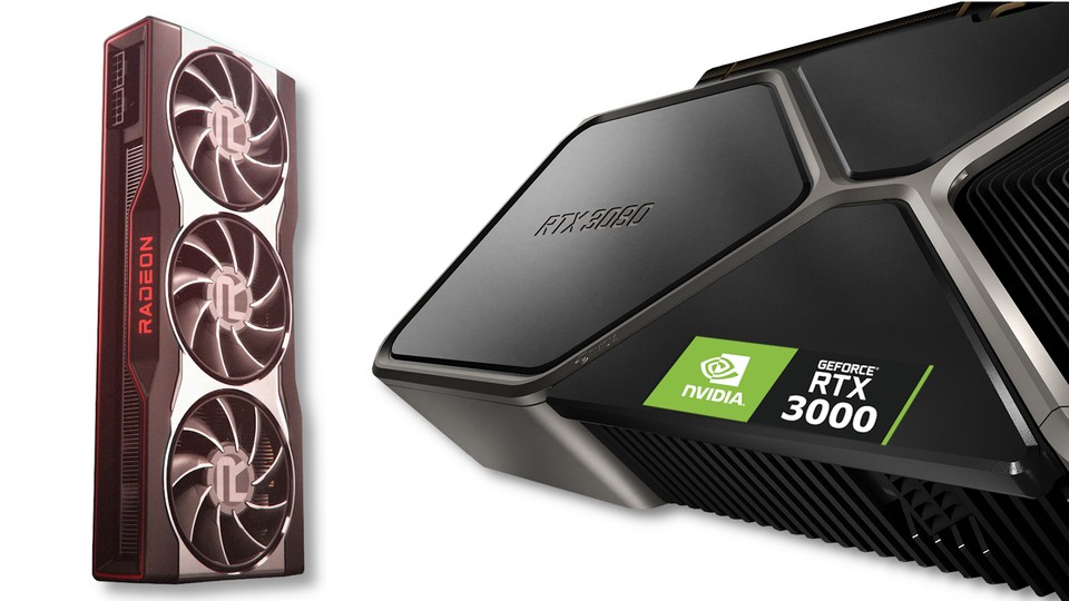 Viele sehen Nvidia mit der RTX 3080 im Vorteil gegenüber AMDs kommenden RX-6000-Grafikkarten.