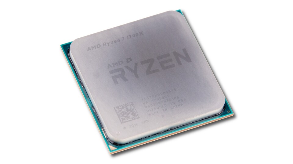 Der AMD Ryzen 7 1700X ist mit acht vollwertigen CPU-Kernen ausgestattet und beherrscht SMT um 16 Threads simultan zu verarbeiten.