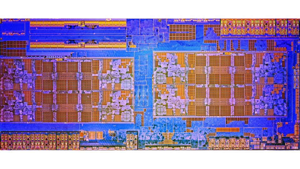 AMDs Ryzen 7 bietet acht Rechenkerne in zwei CCX genannten Modulen.