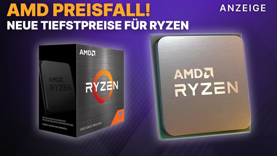 AMD Ryzen Prozessoren im Preisfall! Der geniale 5800X3D sowie viele weitere Gaming Prozessoren von Ryzen 5000 sind so günstig wie noch nie bei Mindfactory!