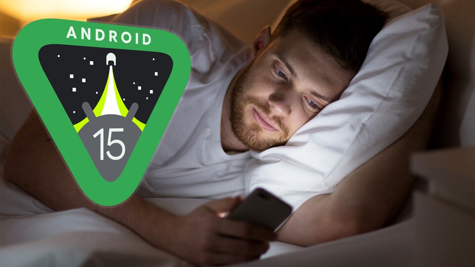 Schaut ihr abends im Bett auch immer auf das Handy? Eine neue Funktion in Android 15 kann zukünftig eure Augen schonen – ganz automatisch. (Bild: Syda Productions, Adobe Stock)