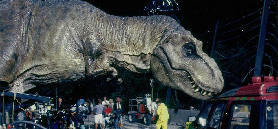 Animatronischer T-Rex in Jurassic Park