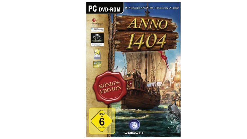 Anno 1404 in der Königs-Edition bietet stundenlangen Spielspaß für kleines Geld.