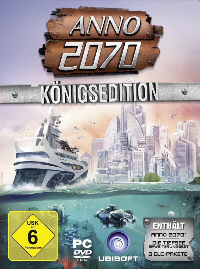 Ubisoft kündigt die Königsedition von Anno 2070 an.