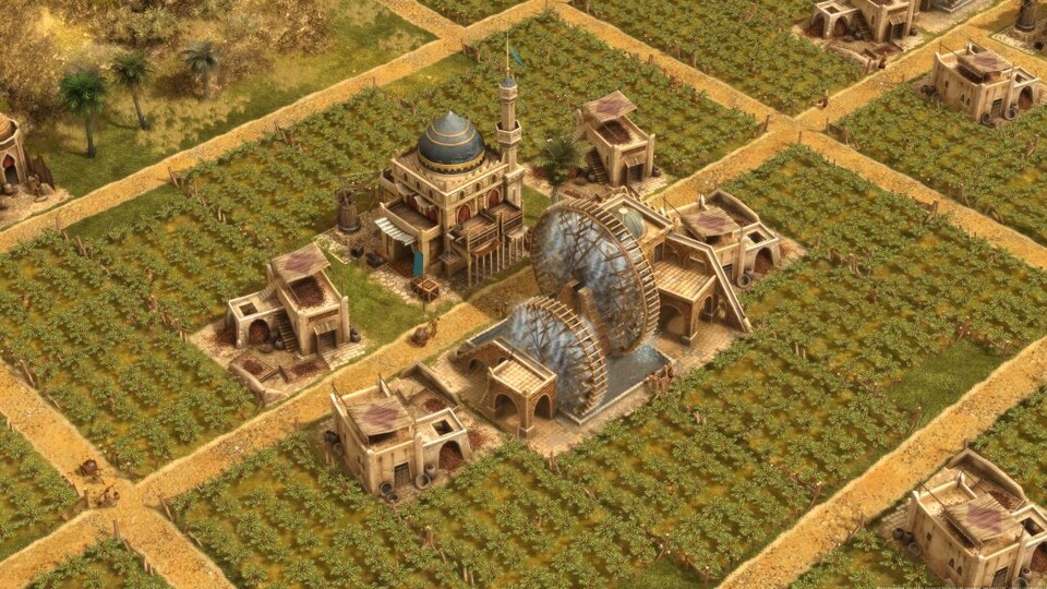 Ob im Orient oder Okzident: Anno 1404 bot Anno-typischen Aufbauspaß auf spannenden Karten.