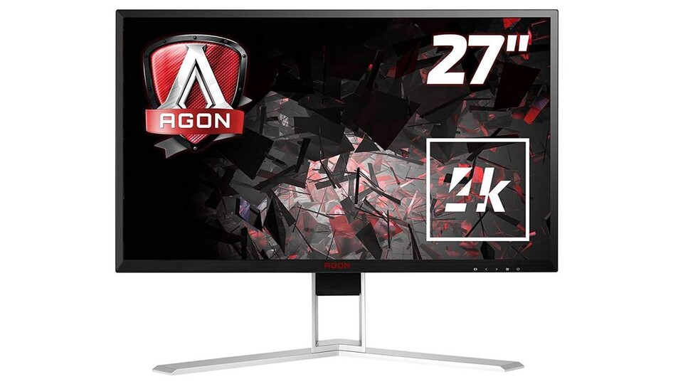 Der AOC Agon AG271UG arbeitet dank UHD-Auflösung bei 27 Zoll Diagonale mit einer überzeugenden Pixeldichte.