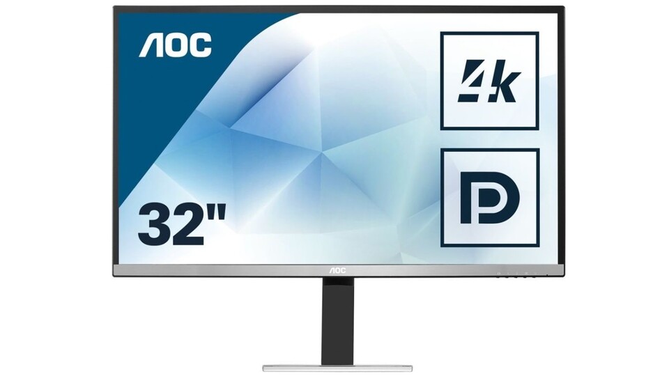 Der AOC U3277FWQ bietet dank einer Diagonale von 32 Zoll und der UHD-Auflösung eine extrem angenehme Pixeldichte.
