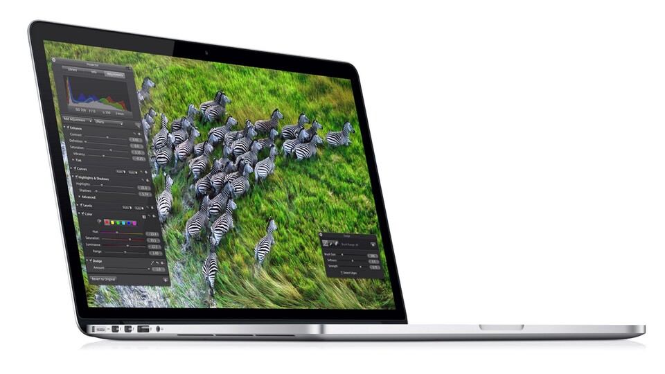 Mittels Apples Bootcamp lässt sich auf dem MacBook Pro 15 mit Retina-Display problemlos ein Windows-Betriebssystem installieren und so alle Spiele spielen.