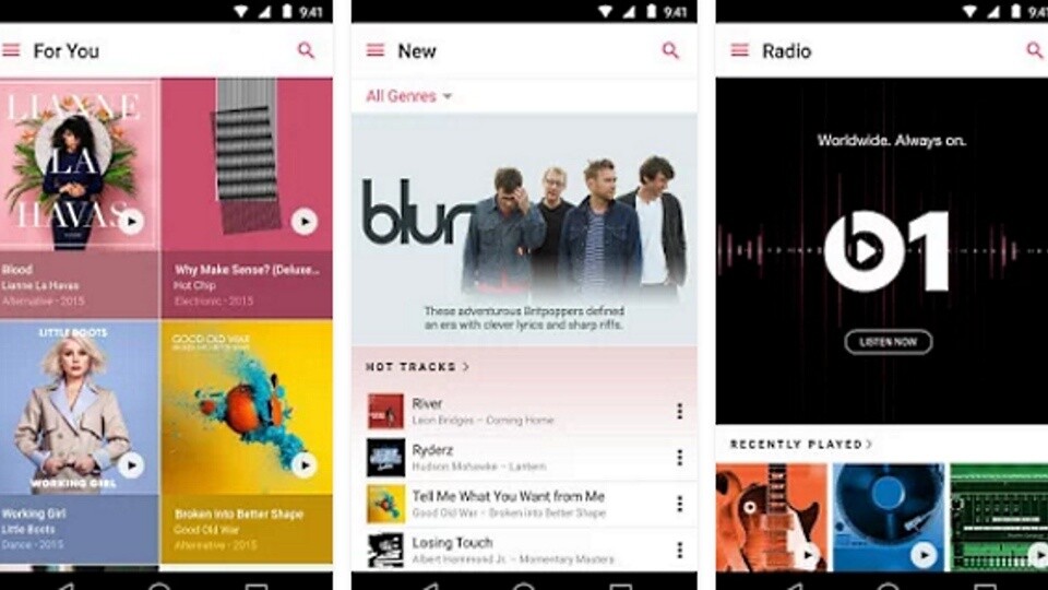 Apple Music kann nun auch mit Android genutzt werden.