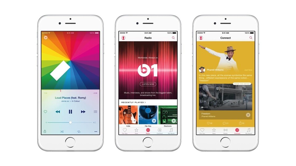 Apple Music scheint laut Berichten alles andere als problemlos zu funktionieren. (Bildquelle: Apple)