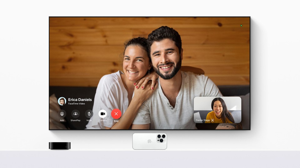 Das iPhone kann euch als Webcam für Videokonferenzen auf dem TV behilflich sein.
