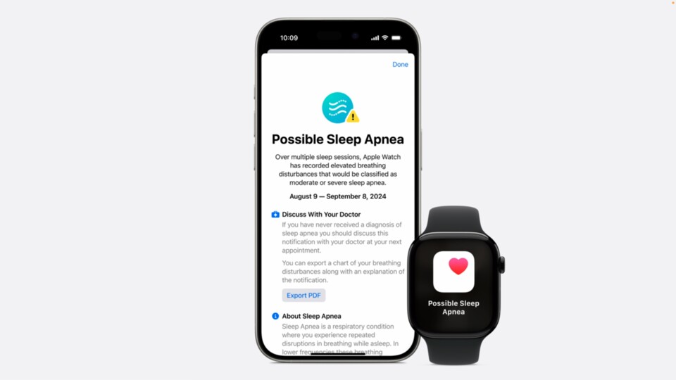 Sleep apnea will likely come after the official release of watchOS 11 on September 16th.