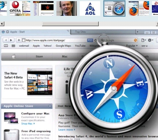 Apples Web-Browser: Safari