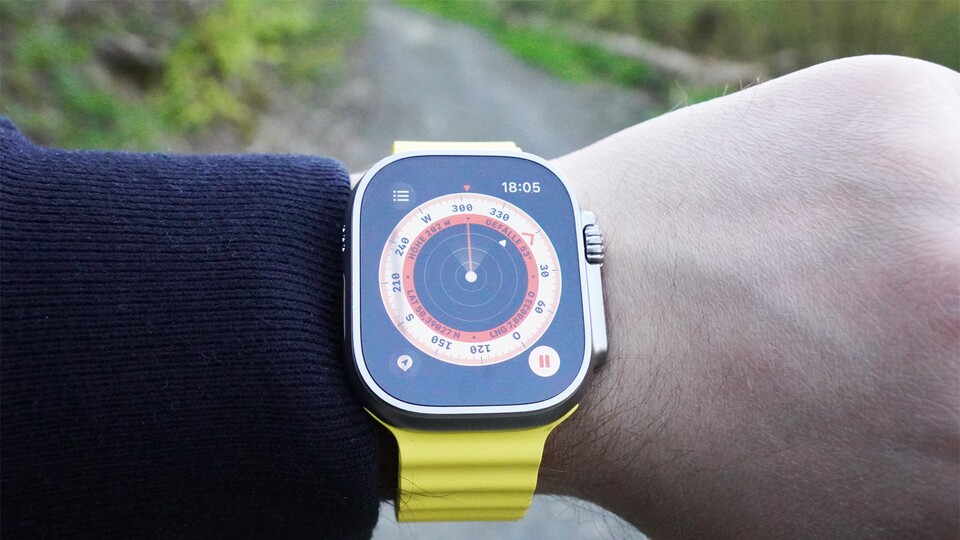 Die Trackback-Funktion der Apple Watch Ultra ist in meinen Augen sehr gelungen.