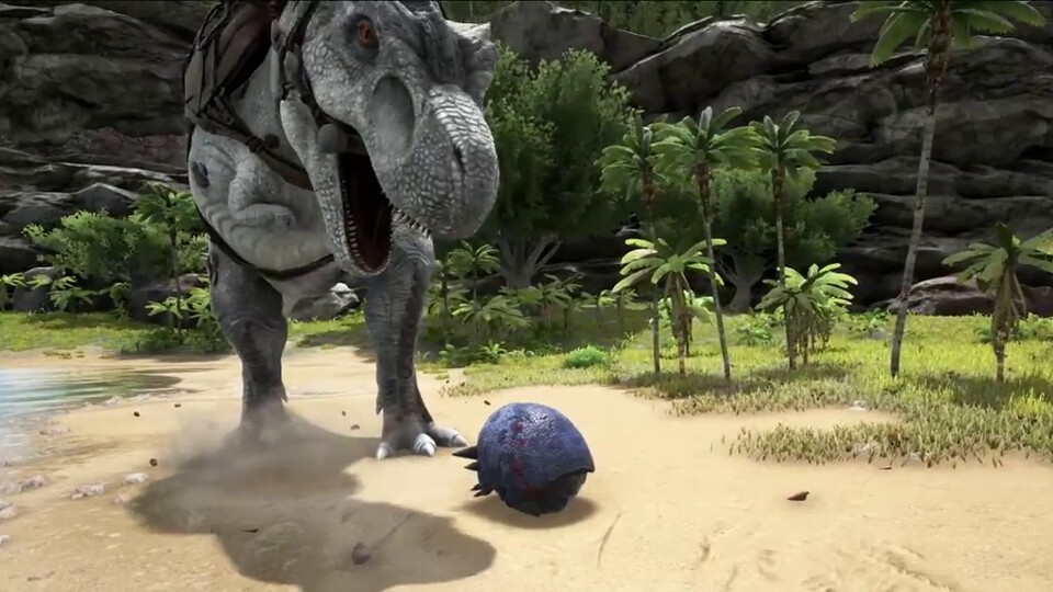 Ark: Survival Evolved fügt mit dem Doedicurus einen gepanzertes Säugetier hinzu, das sich zu einer Kugel zusammenrollen kann.