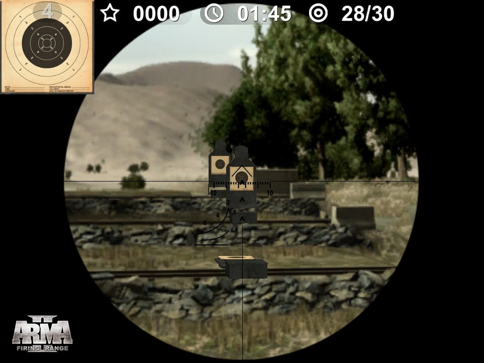 Bohemia macht mit ARMA 2: Firing Range seinen ersten Mobile-Ausflug.